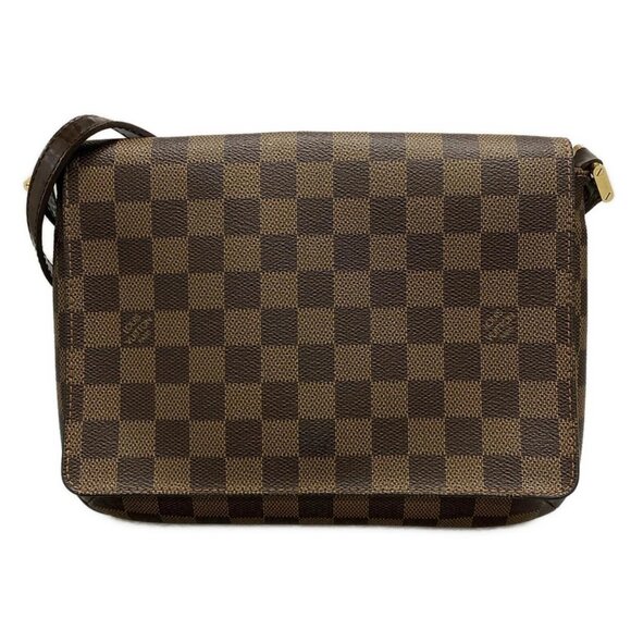 LOUIS VUITTON Musette Tango Long Strap Ebene Damier 647-041525 - Picture 1 of 14